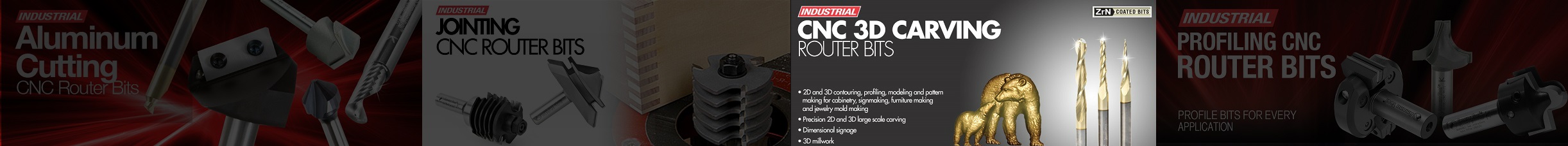 CNC 3D Carving Router Bits