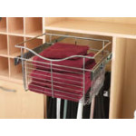 Pull-Out Closet Baskets, 30W x 14D x 18HChromeWire
