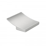 CURVED SQUARE PULL	SATIN NICKEL
