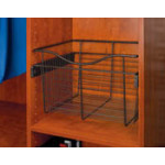 Pull-Out Closet Baskets, 30W x 14D x 7HOil Rubbed BronzeWire