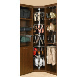 REV-A-SHELF CLSZ-W5-96-1, Shoe Organizer 5 Shelf Women's Lazy Shoe-Zen with Shaft Closet