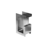 STAINLESS STEEL SLIDING DOOR HANDLE & POCKET DOOR EDGE PULL, DSI-4253-45