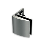 INSET GLASS DOOR HINGE (W/CATCH), GH-450/SN