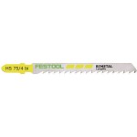 Festool 486553, HS 75/4 bi Fast-Cutting Jigsaw Blades, 3 Inch, 6 TPI, 5-pack