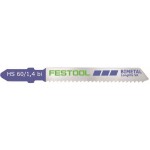 Festool 490181, HS 60/1.4 bi Va Stainless Steel-Cutting Jigsaw Blades, 2-3/8 Inch, 18 TPI, 5-pack