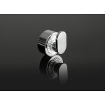 BA0304-693, Anello Hook W 2" x H 2 1/4" Chrome Diamond