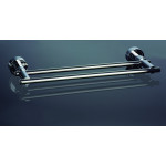 BA0313-694, Anello Towel bar double W 22 1/2" x H 2 1/2" Chrome