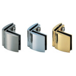 GLASS DOOR HINGE (GLASS FRAME TYPE, W/O CATCH), GH-450G/CR