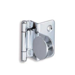 HALF OVERLAY GLASS DOOR HINGE, GH-34/8/CR-P