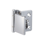 HALF OVERLAY GLASS DOOR HINGE, GH-34-8CR-K