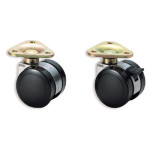 TWIN WHEEL CASTER, PLATE TYPE, GX-50-PS