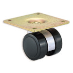 TWIN WHEEL CASTER, PLATE TYPE, GX-W50GP