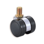 TWIN WHEEL CASTER, THREADED BOLT TYPE, GX-W50GN16