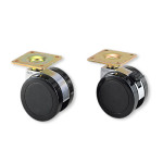 TWIN WHEEL CASTER, PLATE TYPE, GX-75-PS