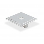 SMALL SQUARE WITH HOLE CHROME