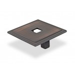 SMALL SQUARE WITH HOLE VENETIAN BRONZE