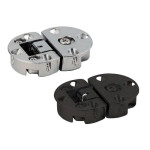 DROP LID HINGE (ADJUSTABLE TYPE), SDH-001/BLK