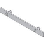 SHELF EDGE FOR GLASS SHELF, XL-US02-S015