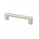 SMALL FLAT EDGE PULL	STAINLESS STEEL LOOK