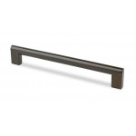 LARGE FLAT EDGE PULL	OIL RUBBED BRONZE