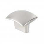 SMALL SQUARE KNOB STAINLESS STEEL LOOK