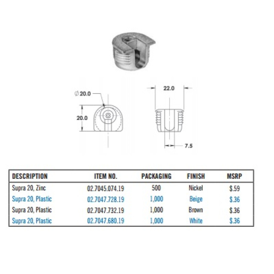 Supra 20, PlasticBeige