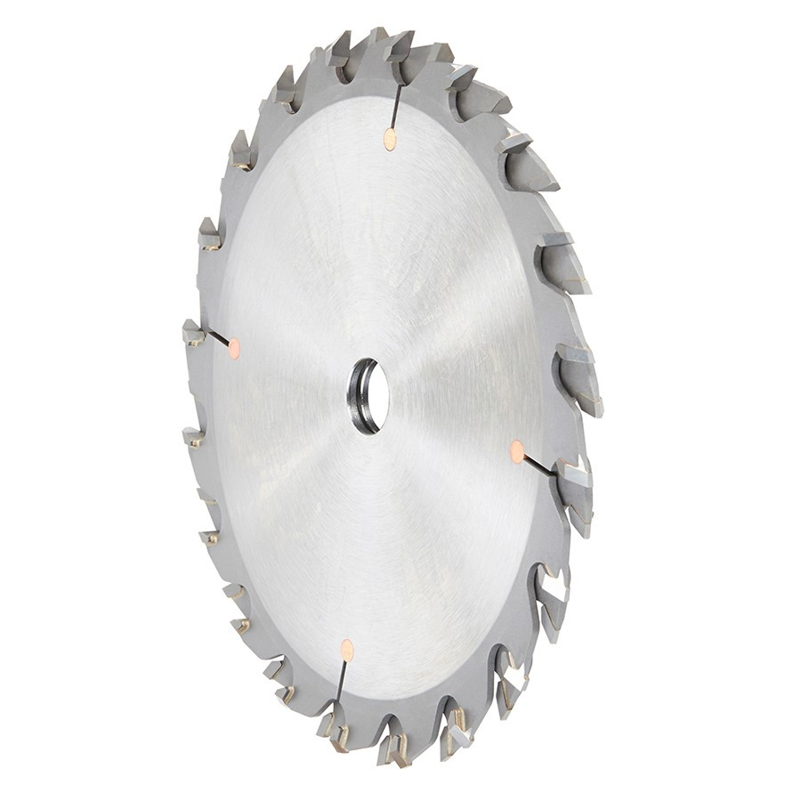 508400-1 Carbide Tipped Adjustable ACM Scoring Set 8 Inch Dia x 2x20T, 18 Deg, 1 Bore