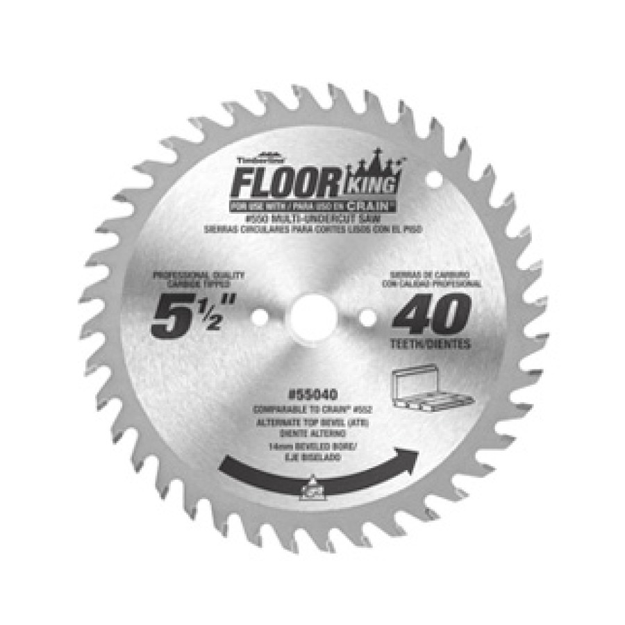 55040 Floor King™ Carbide Tipped Saw Blades Designed for Crain Multi-Undercut Saws