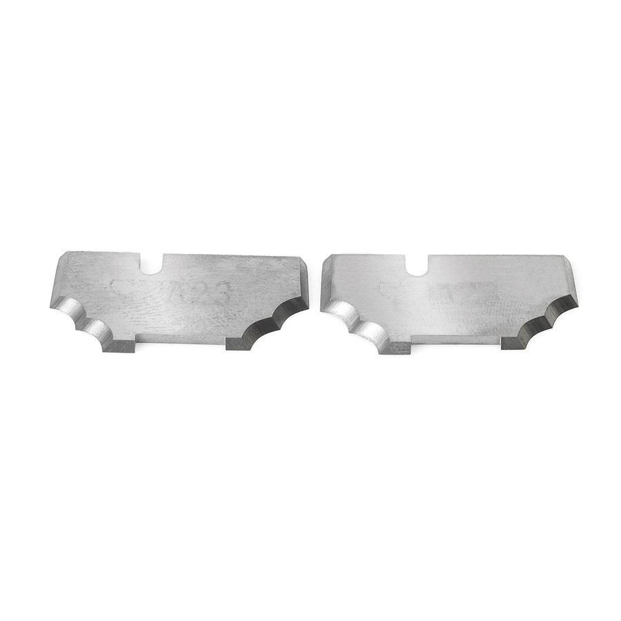 NRC-A03 Pair of Solid Carbide Nova Corner Round 1/8 Radius x 1-3/8 Dia x 11/16 Knives