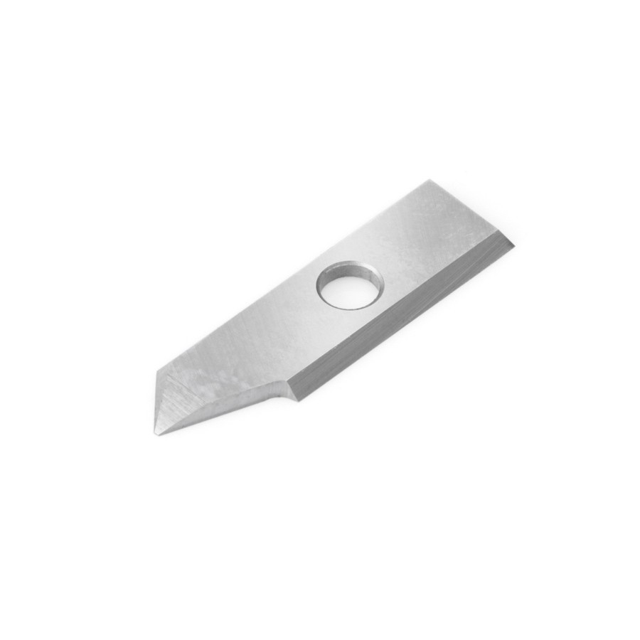 RCK-364 Solid Carbide Insert 30 Deg x 0.040 Inch V Tip Width Engraving Knife for In-Groove System