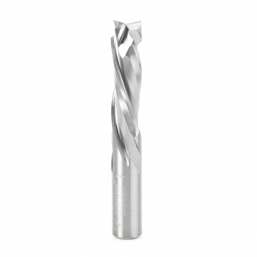 46014 CNC Solid Carbide Compression Spiral 3 Flute x 1/2 Dia x 1-5/8 x 1/2 Inch Shank