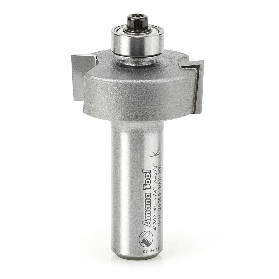 49302 Rabbeting 3/8 Depth x 1-1/4 Dia x 1/2 x 1/2 Inch Shank