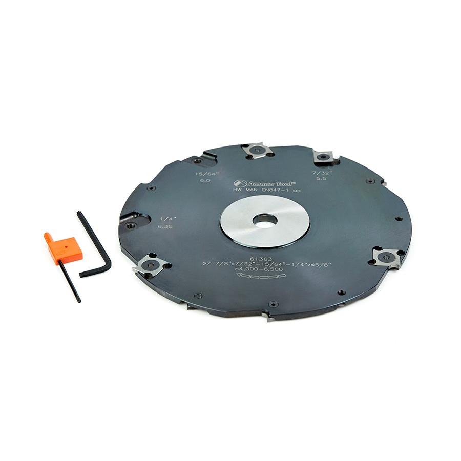 61363 Carbide Tipped Adjustable Groover 8 Inch Dia x 6T 5/8 Bore