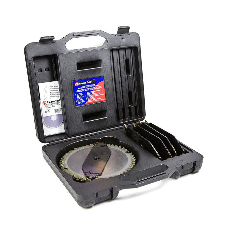 658040-30 Carbide Tipped Dado 8 Inch Dia x 46T ATB/FT -5 Deg, 30mm Bore, Dado Set