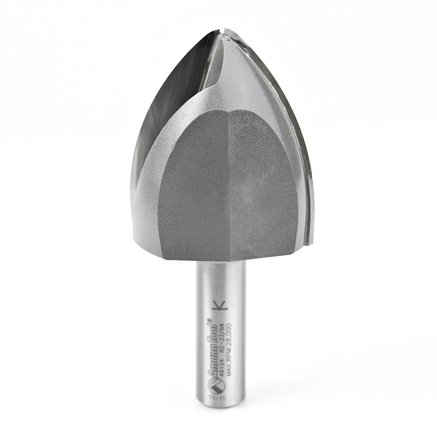 49124 Carbide Tipped Large Radius Ovolo 2 Radius x 1-3/4 x 1-5/8 Dia Extra Large Cove