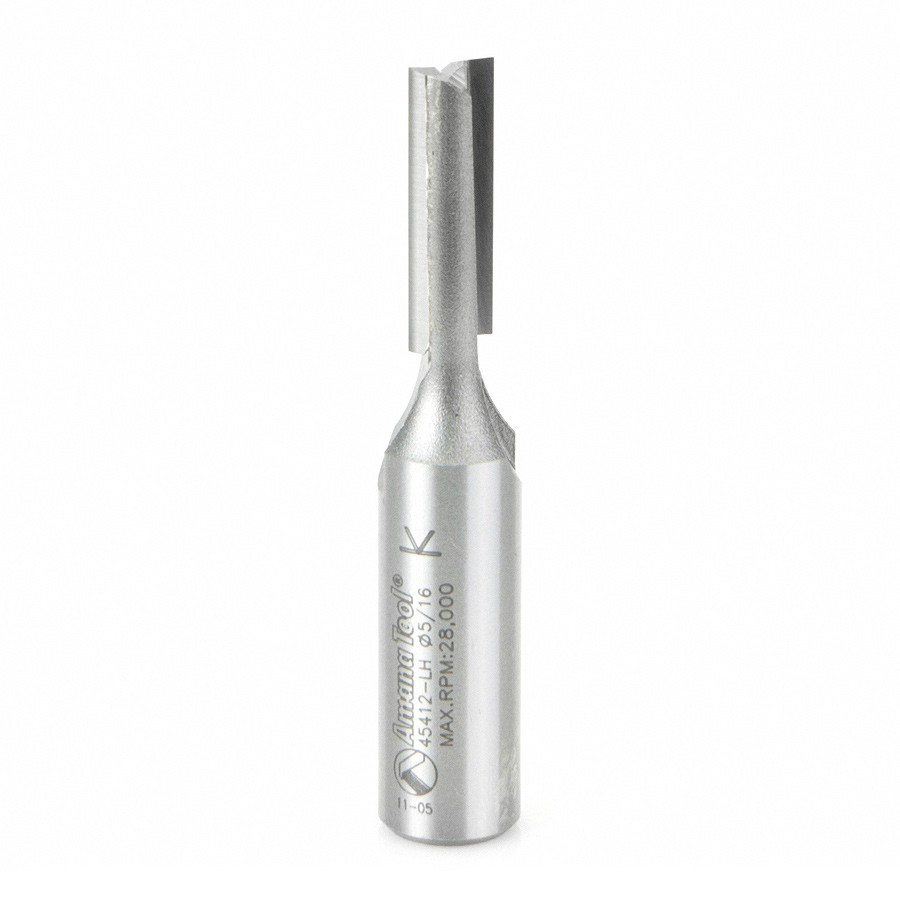 45412-LH Carbide Tipped Left Hand Plunge 5/16 Dia x 1 Inch x 1/2 Shank