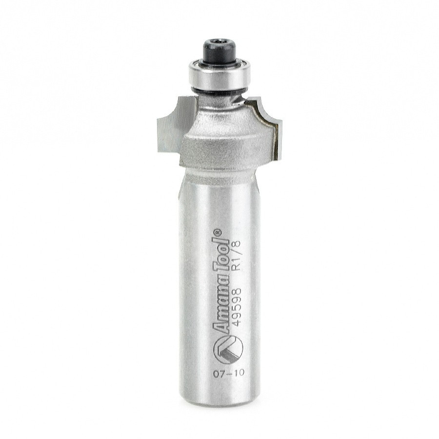 49598 Carbide Tipped Beading 1/8 Radius x 3/4 Dia x 3/8 x 1/2 Inch Shank