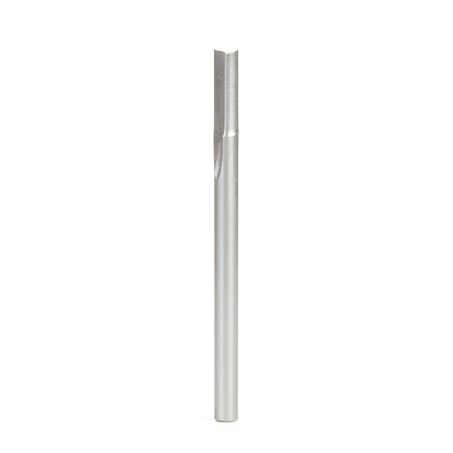 HSS1603 HSS Double Straight 'O' Flute Plastic Cutting 1/4 Dia x 3/4 x 1/4 Inch Shank