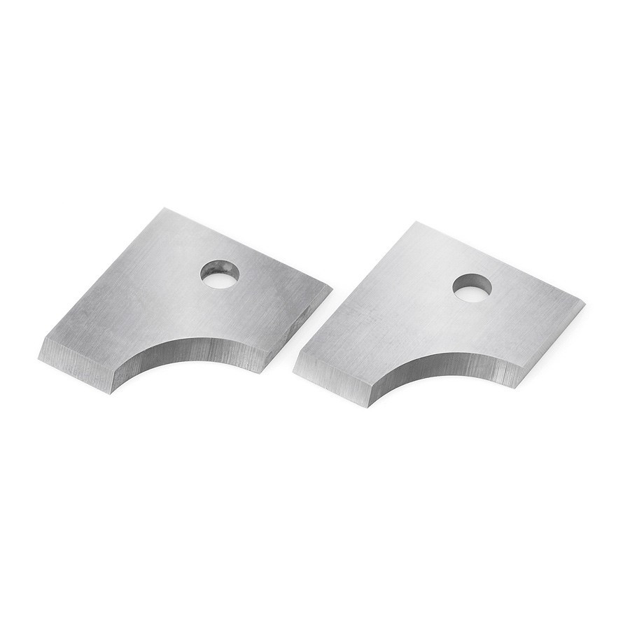 RCK-289 Pair of Solid Carbide Insert Knives 8mm Radius for Double Rounding & Chamfering System RC-2210