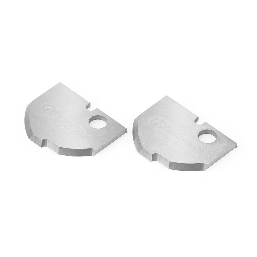 RCK-485 Pair of Solid Carbide Cove MDF & Wood Raised Panel Insert Knives for RC-2485