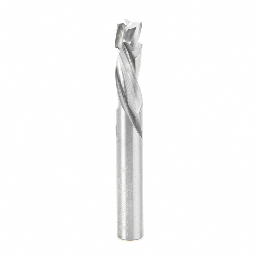 46010 CNC Solid Carbide Compression Spiral 3 Flute x 3/8 Dia x 1-1/8 x 3/8 Shank