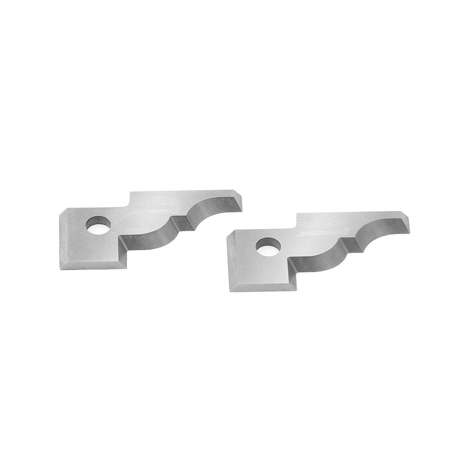 RCK-292L Pair of RCK-291 Solid Carbide Bead & Cove Insert Knives for Insert Profile-Counter Set
