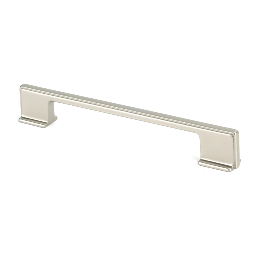 THIN SQUARE CABINET PULL HANDLE SATIN NICKEL