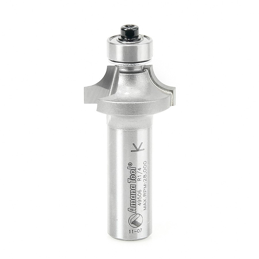 49506 Carbide Tipped Corner Round 1/4 Radius x 1 Inch Dia x 1/2 x 1/2 Shank