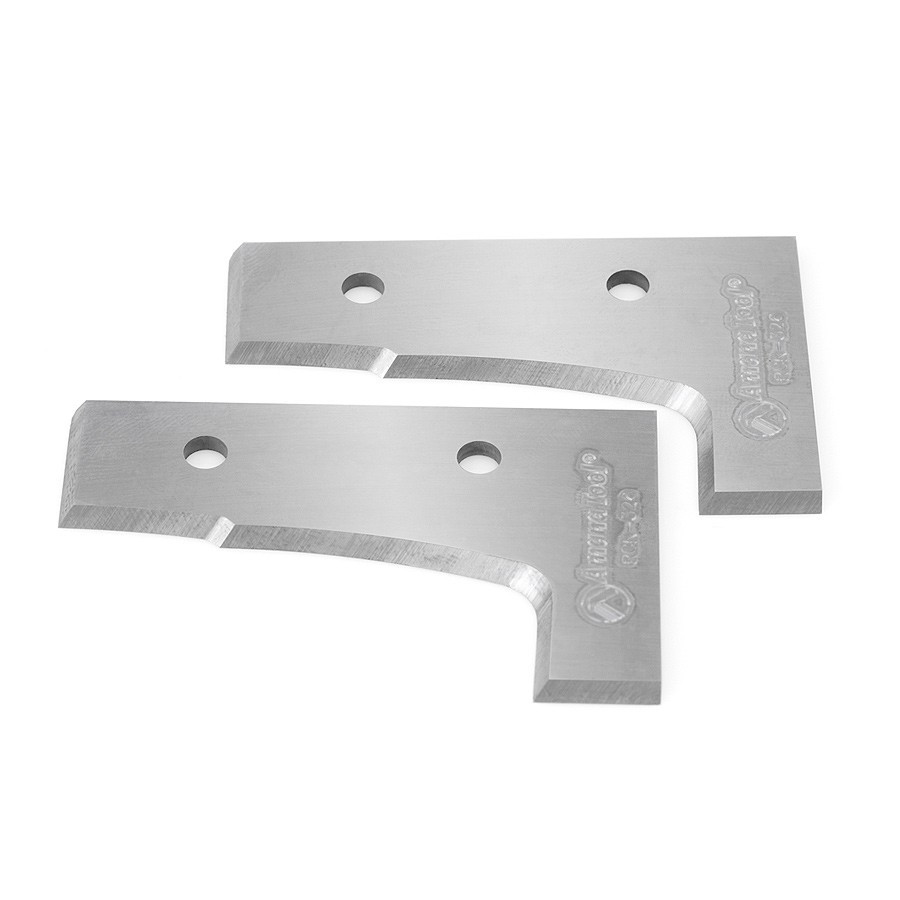 RCK-326 Pair of CNC Insert Knives 56.7 x 35 x 2mm for 3-Flute Multi-Profile RC-4080