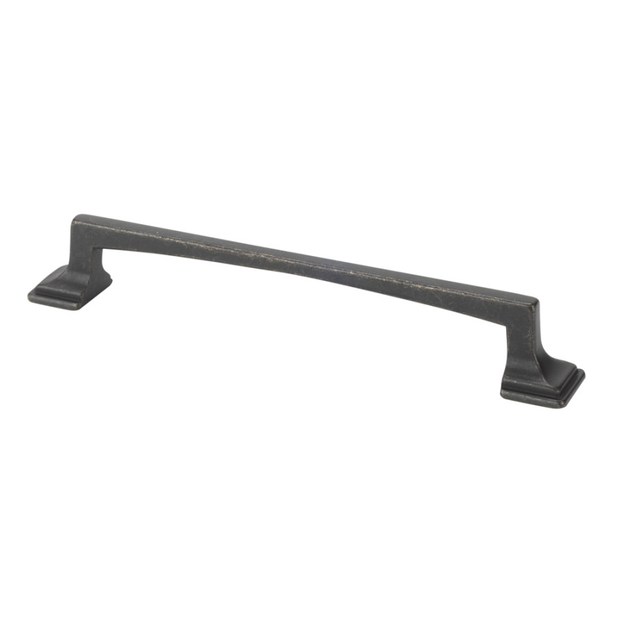 THIN SQUARE TRANSITIONAL CABINET PULL DARK BRONZE