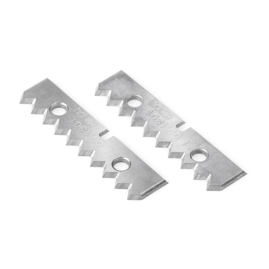RCK-72 Pair of 50 x 12 x 1.5mm Insert Carbide Knives for 'V' Type Glue Joint Cutterheads