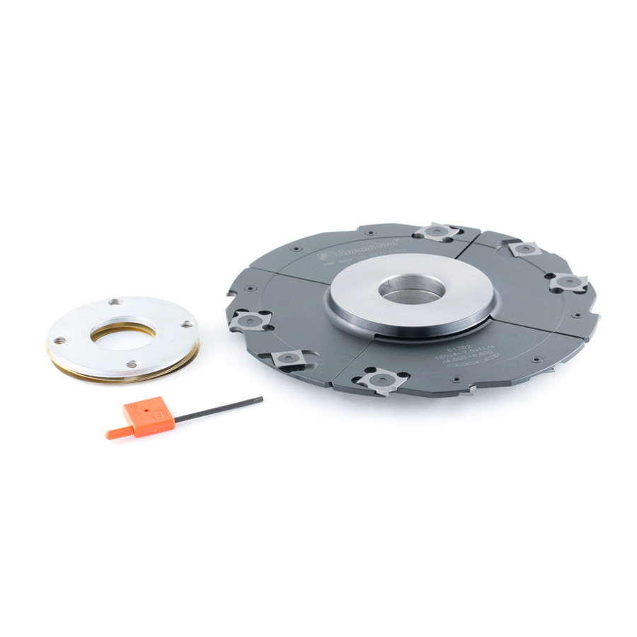 61352 Insert Carbide Adjustable Groove with Scorer 180mm Dia x 4.0 to 7.5mm x 1-1/4 Bore