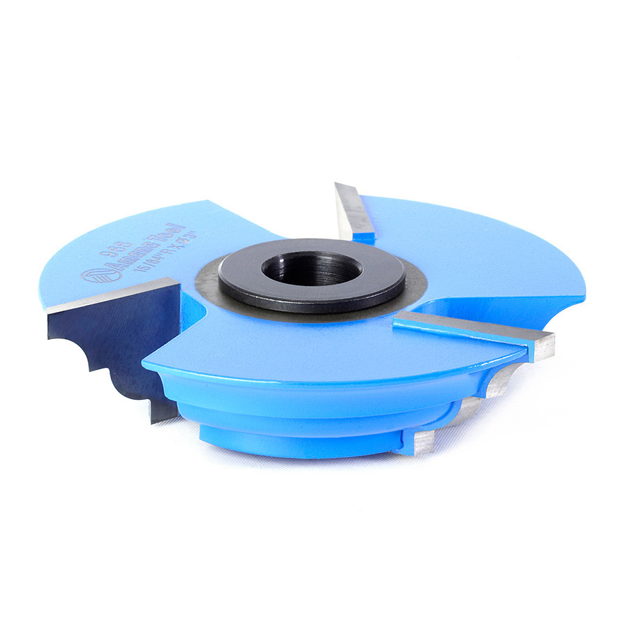 968 Carbide Tipped 3-Wing Reversible Stile & Rail Ogee 1/8 Radius x 3-1/2 Dia x 1-1/2 x 1/2 & 3/4 Bore