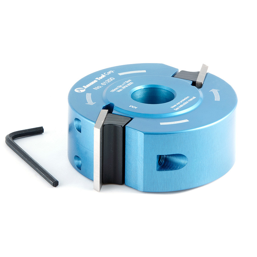 61200 Profile-Pro Aluminum Cutterhead 100mm Dia x 40mm x 1 Bore